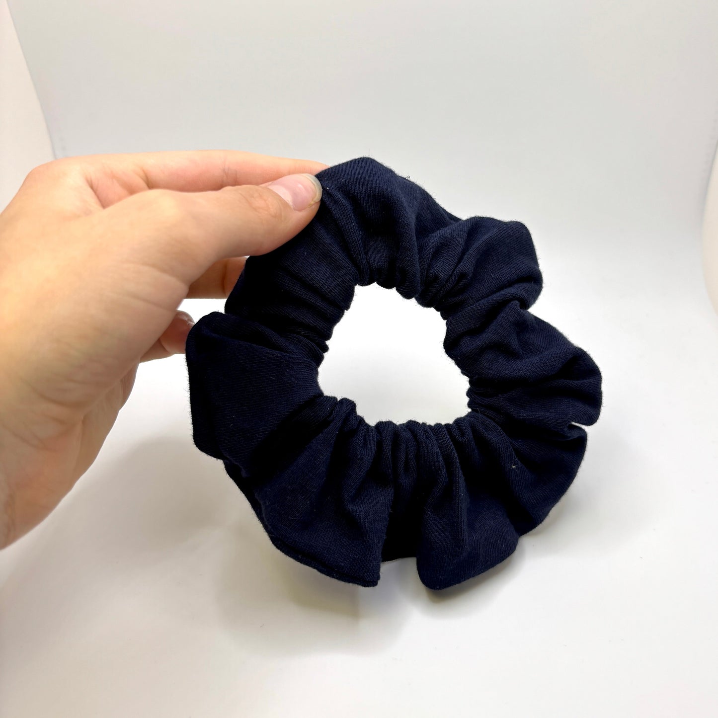Mini Navy Cotton Scrunchie Enchanted Scrunch