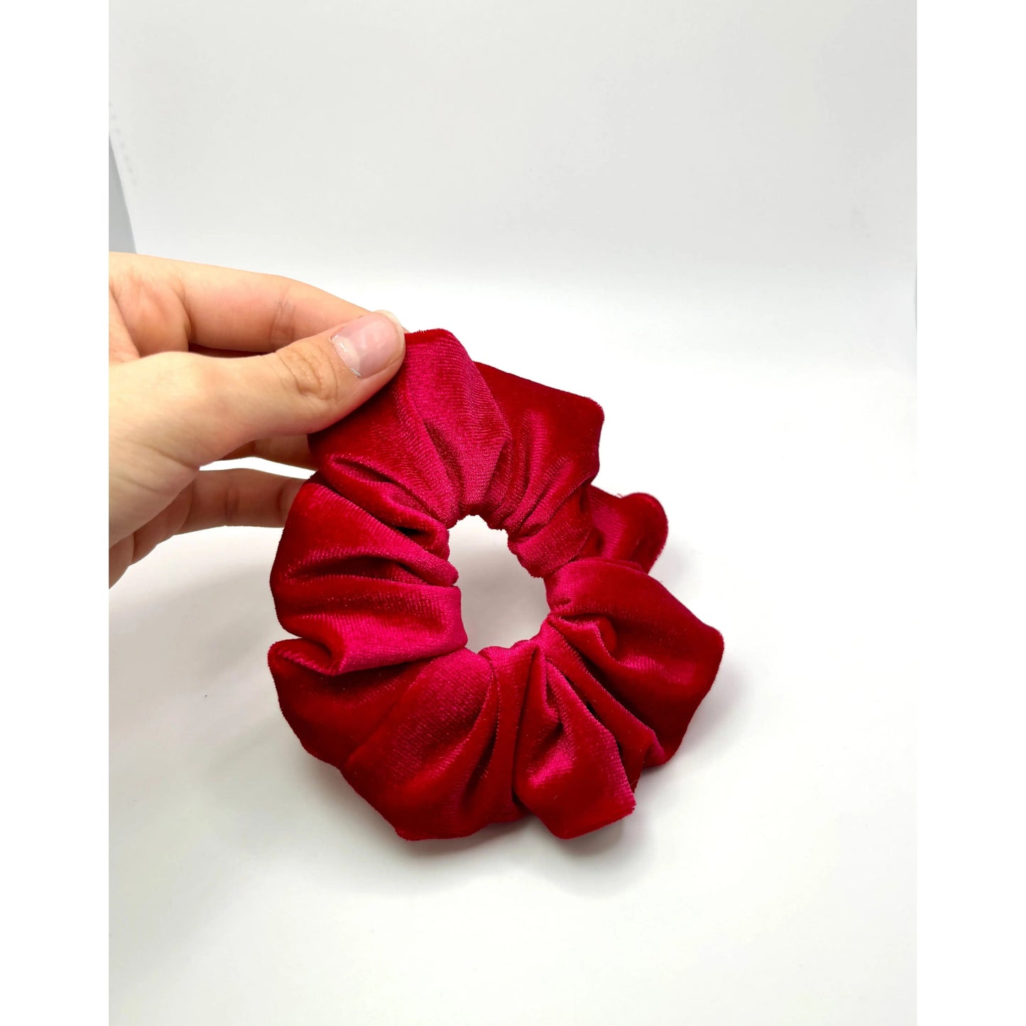 Mini Cherry Velvet Scrunchie Enchanted Scrunch