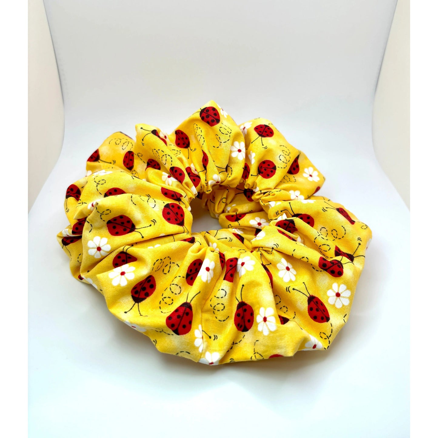 Yellow Ladybug Scrunchie Enchanted Scrunch