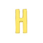 Scarf Slide Letters – 30mm – 14K Gold Non Tarnish Deep South Originals