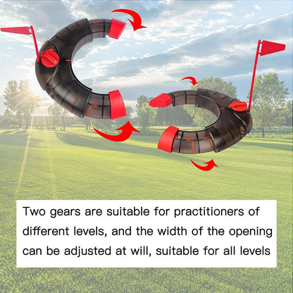 Golf Putting Practice Green Hole Cup Adjustable Hole Cup Golf Putt Mobile Hole Cup