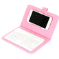 Portable PU Leather Wireless Keyboard Case for iPhone Protective Mobile Phone with Bluetooth Keyboard For IPhone Android Phone