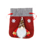 Forest Man Gift Bag Christmas Linen Cartoon Decoration Faceless Elderly Gift Bag Gift Bag Candy Bag