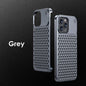 Metalen Warmteafvoer Telefoonhoes Voor Iphone 13 12 14 15 Pro Max Plus Koelende Geur Randloze Holle Aluminium Schokbestendige Hoes