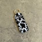 Chapstick Holder Keychain – Cow Print, Camo Pink Bow, Cowboy Toile, Barn Toile, croquette, duck, moon BashDesignsCo