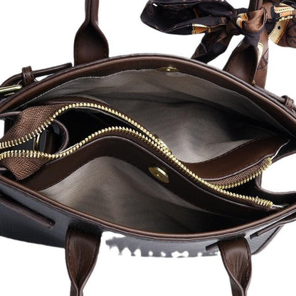 Serpent Luxe Snakeskin Handbag - Elegant Leather Commuter Bag for Stylish Women Country in My Heart