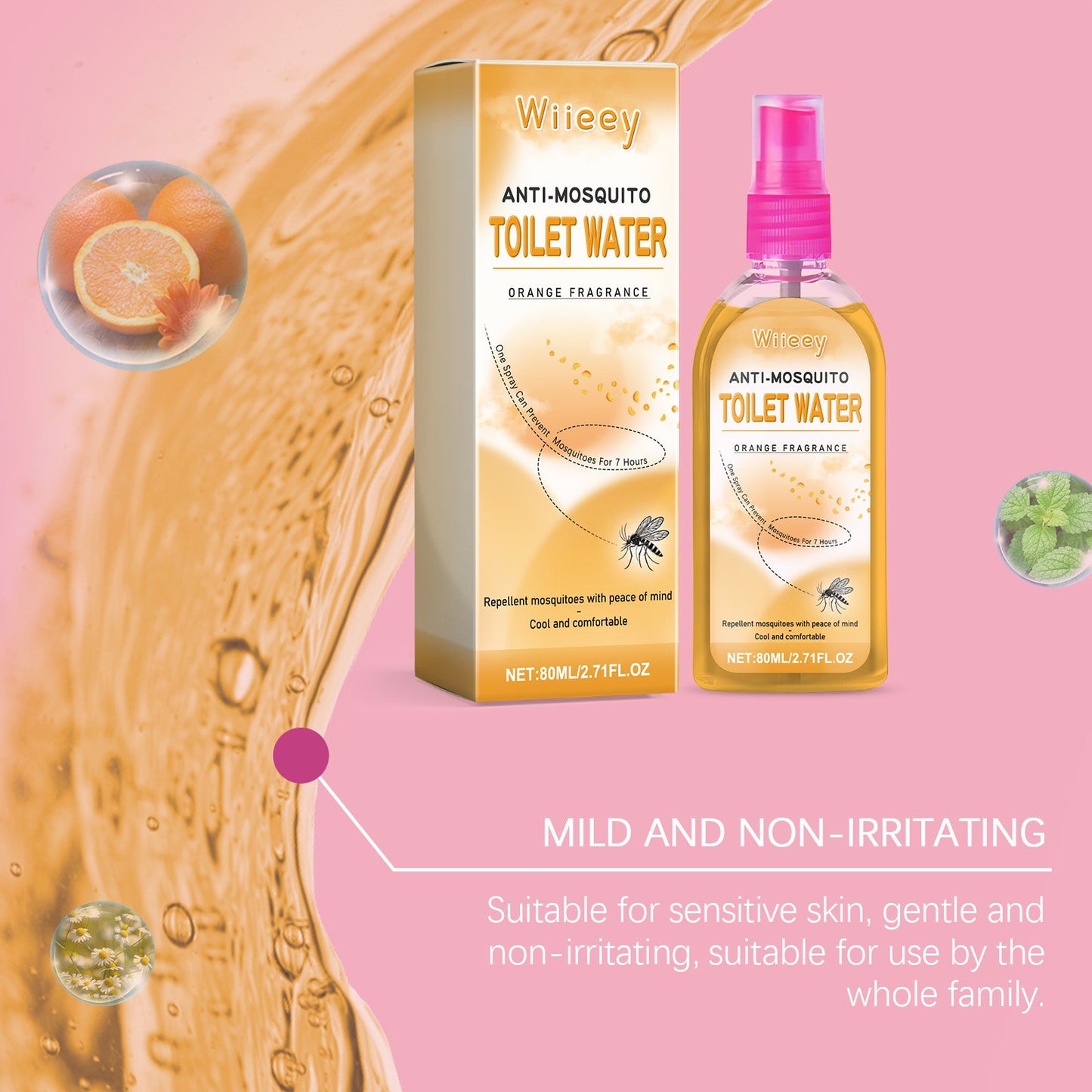 Anti-Itch And Mosquito Repellent For Pregnant Babies (Orange Flavor)