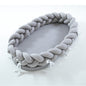 All-Cotton Woven Folding Portable Crib Bionic Removable Manual Fence Three-Dimensional Protective Crib