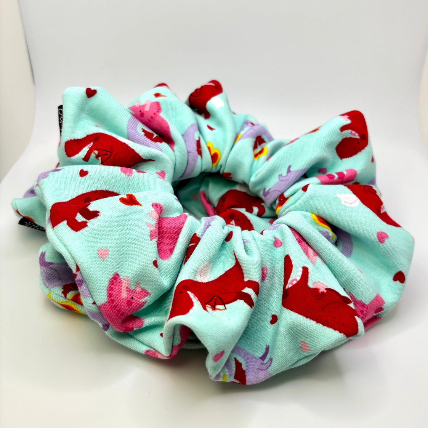 Valentine's Day Dinos Scrunchie Enchanted Scrunch