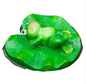 Floating Frog and Fish Pond Scenery Water Surface Decoration Water Fountain Resin