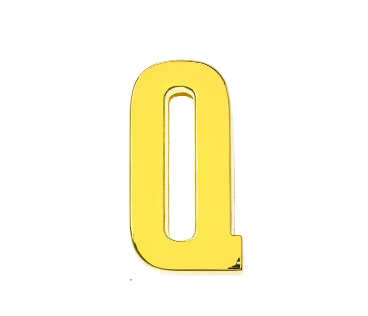 Scarf Slide Letters – 30mm – 14K Gold Non Tarnish Deep South Originals