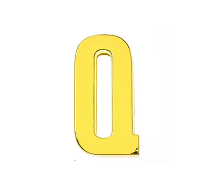 Scarf Slide Letters – 30mm – 14K Gold Non Tarnish Deep South Originals