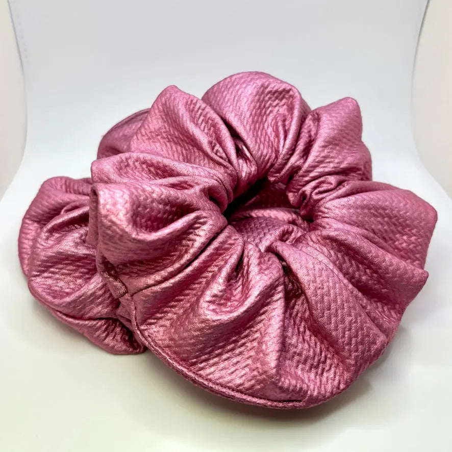 Metallic Pink Bullet Scrunchie Enchanted Scrunch