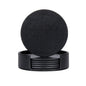 Creative PU leather coaster Exquisite insulated tea water cushion Square leather coaster