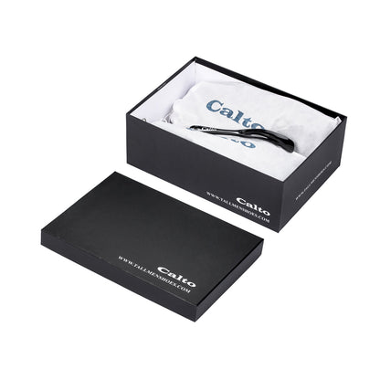 CALTO - X2634 - 2.8 Inches Taller (Night Blue) - Lace Up Casual Walker - Lightweight Tallmenshoes.com