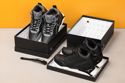 CALTO - S3060 - 4 Inches Taller (Black) - Lightweight Sneakers Tallmenshoes.com