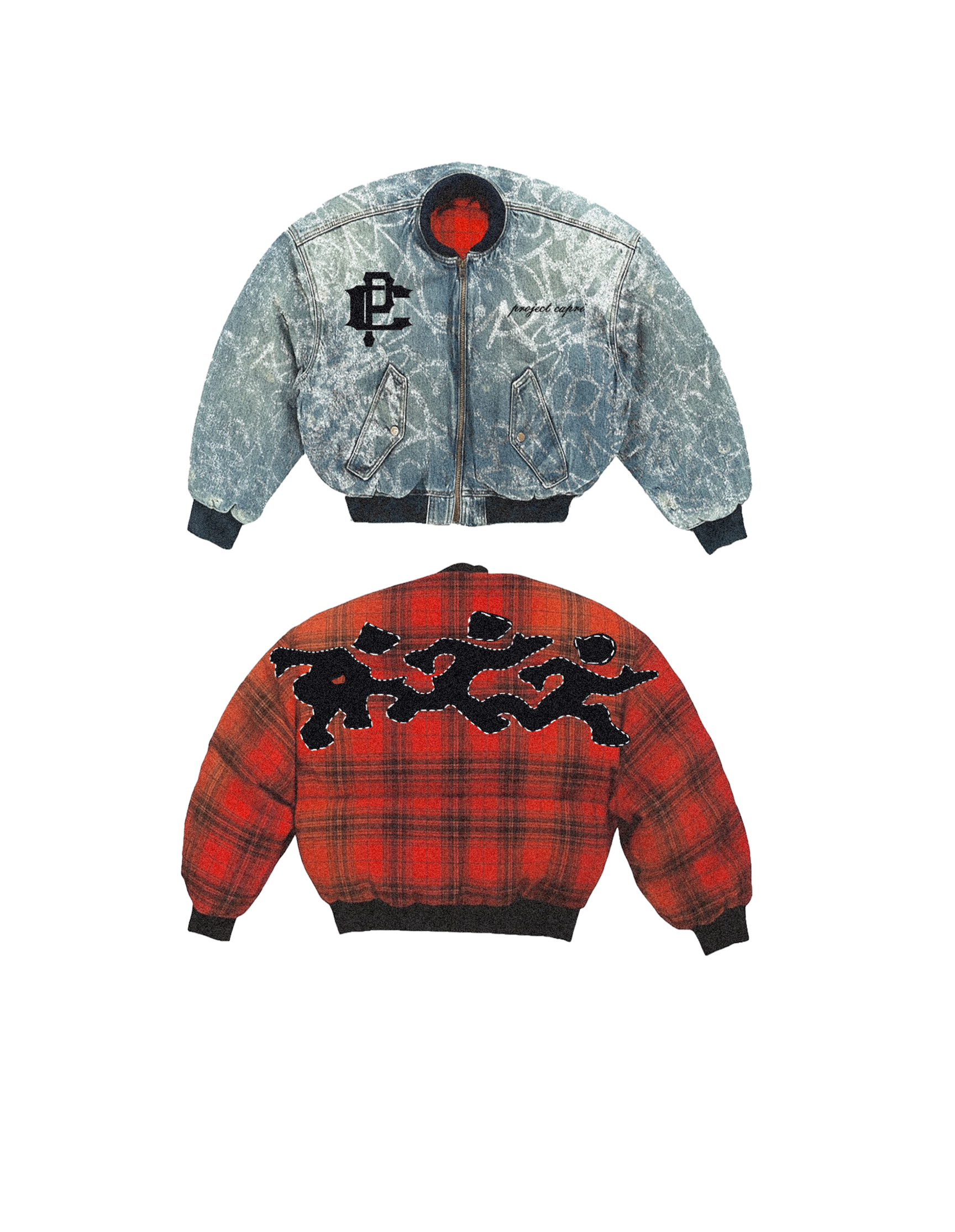 Reversable Graffiti Bomber ProjectCapri