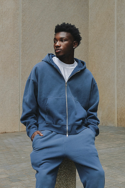 Weathered Zip Up Superline