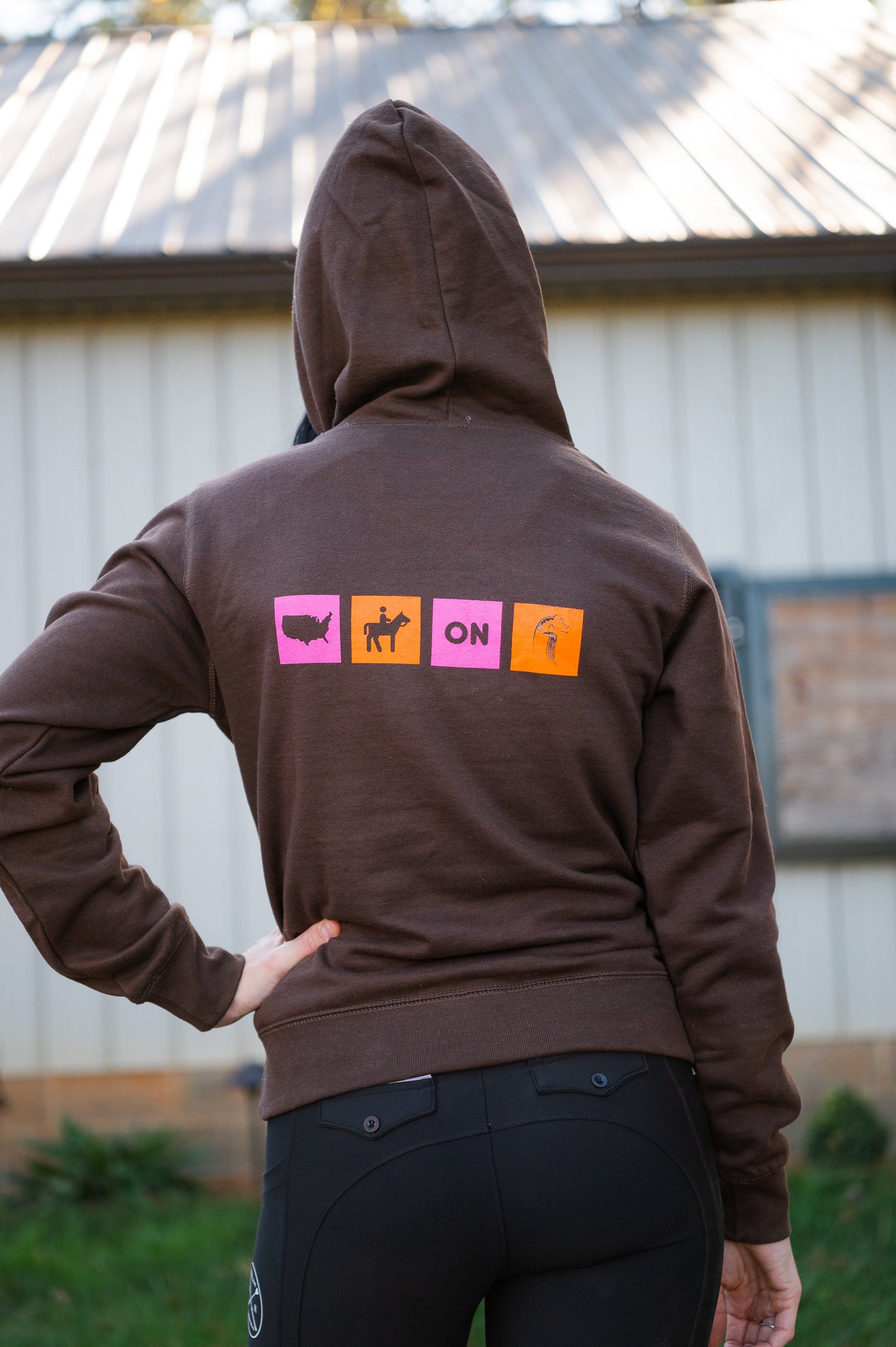 Buck N' Go Nuts Hoodie: Ladies Horseplay Apparel