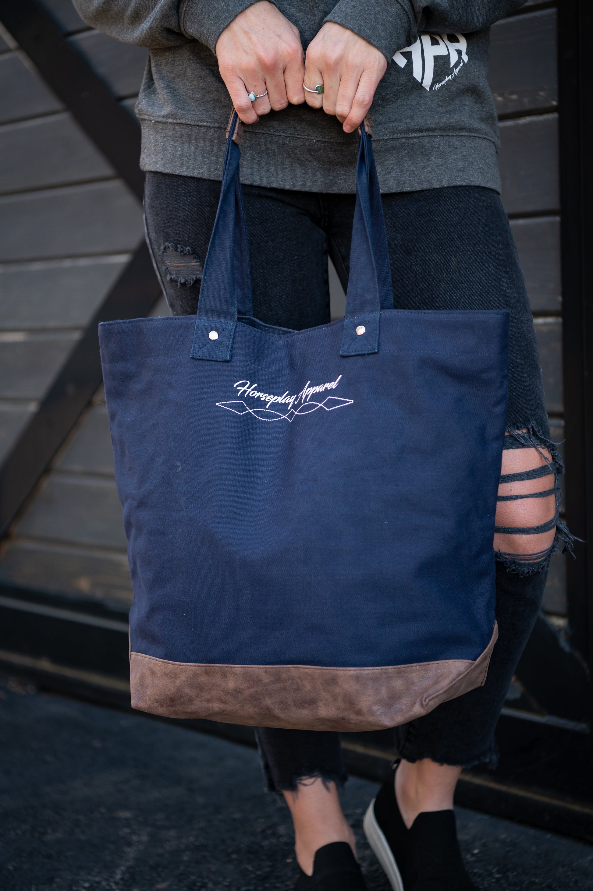 Fancy Stitch Carry All Tote Horseplay Apparel
