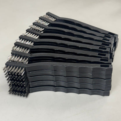 (40 Brushes, 1 Box) Anti-Static Hand Tool Brushes For Removing Dirt 7" Overall Length Black (New Other- Slightly Damaged Packaging) PayWut