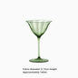 Vintage Green Red Wine Cup Glass Goblet Champagne Cup Cocktail Martini Glass  Home Drinking Utensils Crystal Cup