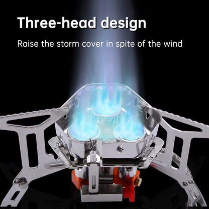 Design Camping Gas Stove Delicate Appearance Outdoor Hiking Portable Gas Stov