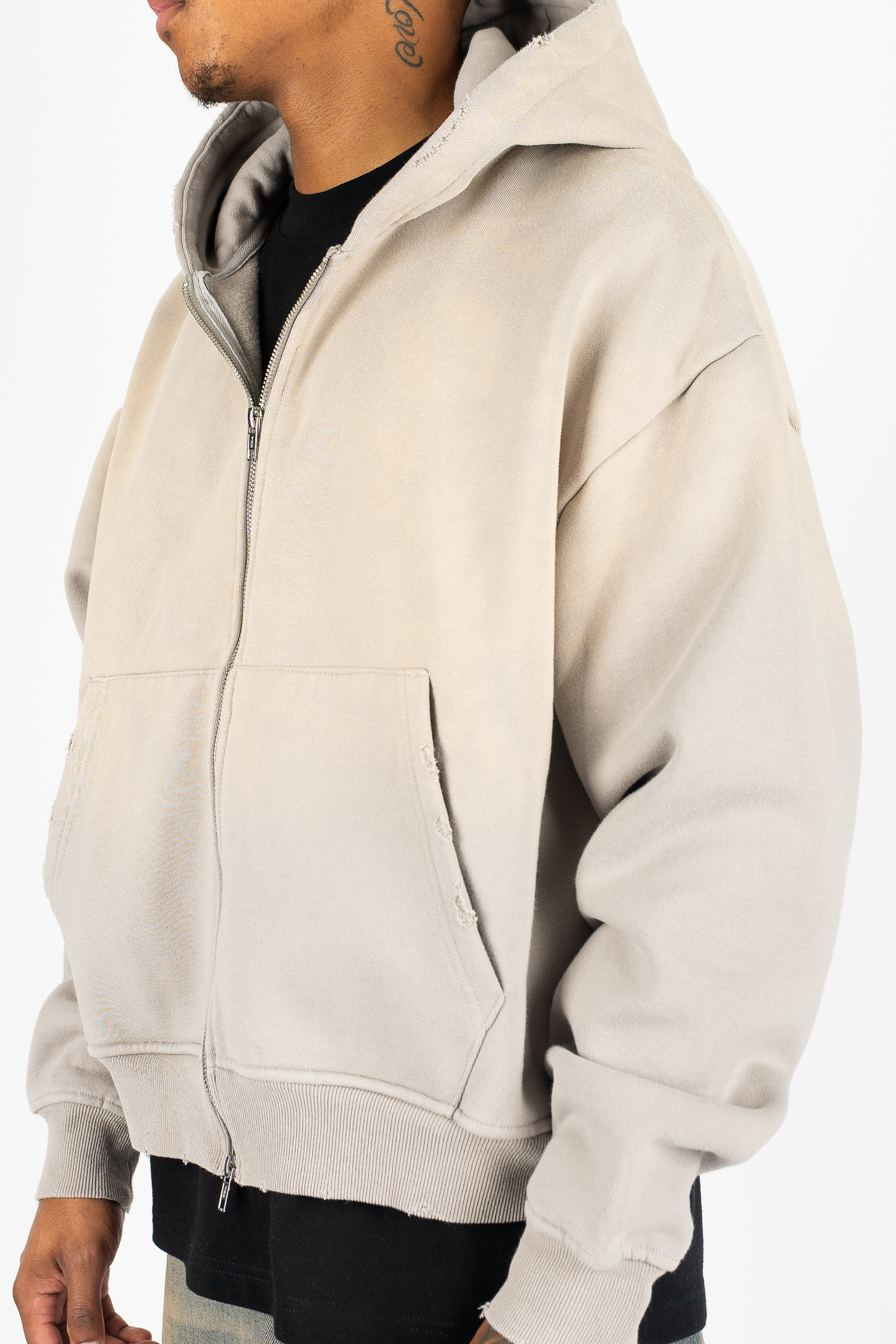 Weathered Zip Up Superline