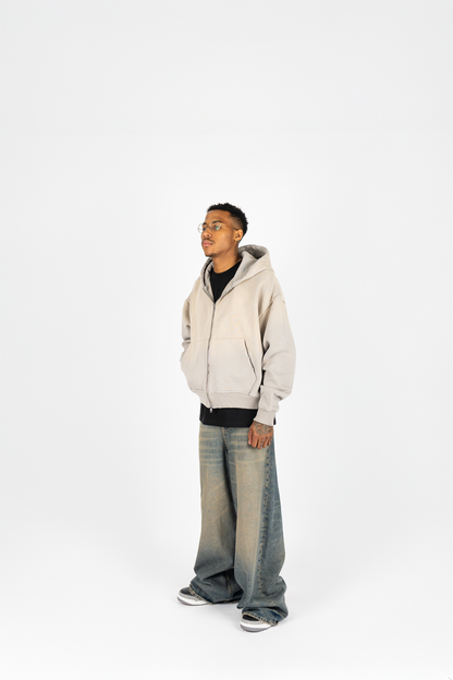 Weathered Zip Up Superline
