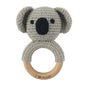 Carving Name Baby Soothing Bell Newborn Gift Bath Gift Knitted Cartoon Doll