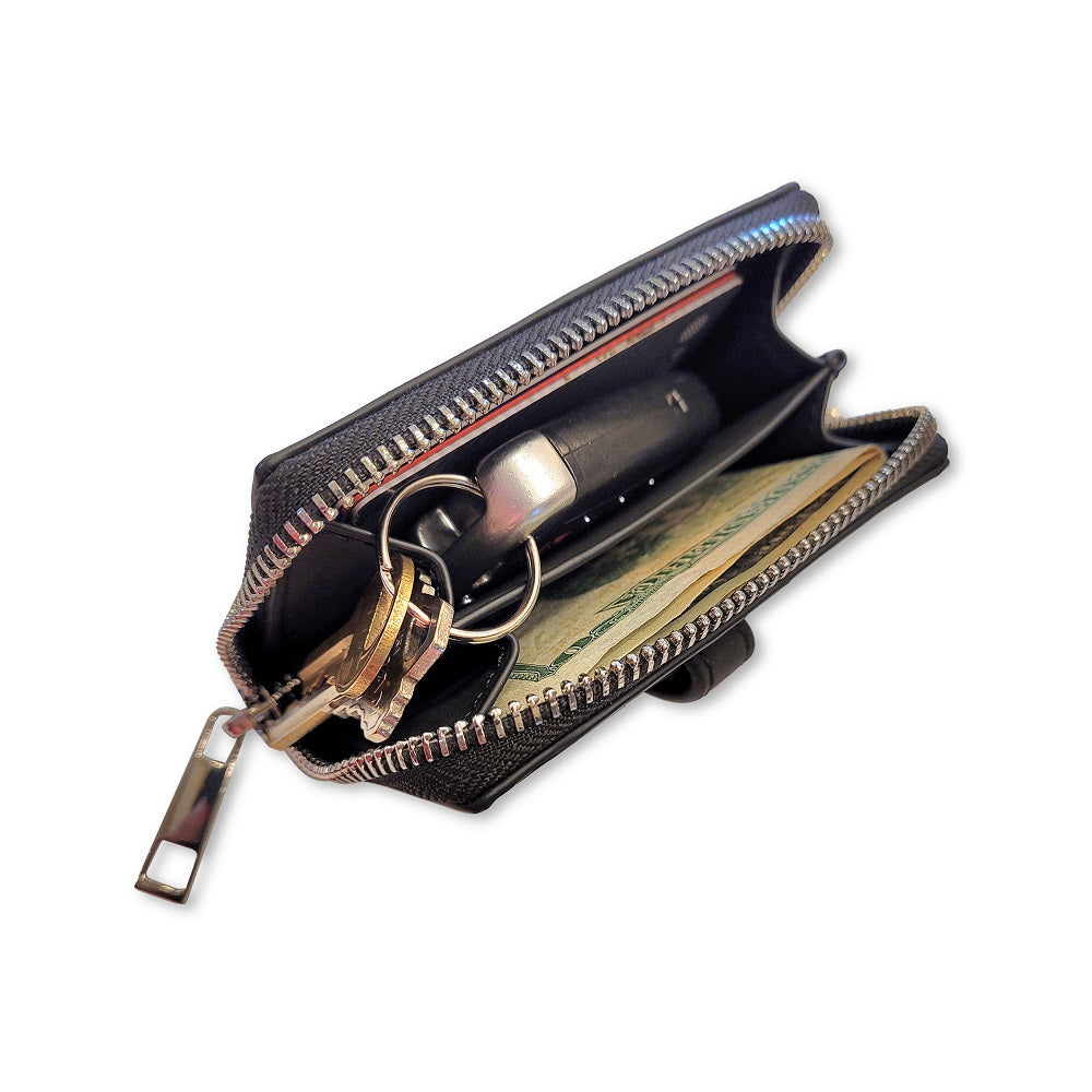 Clip & Go Strap w/Pouch Brushed Vegan Leather