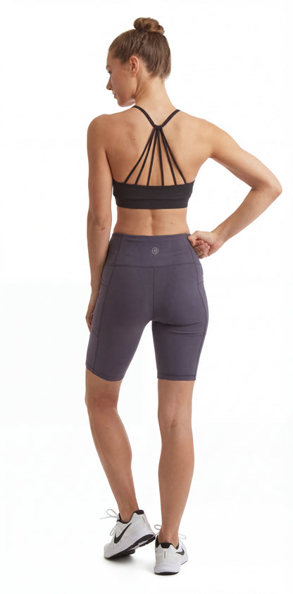 Turtle Bay New York Women's Compressed Double Knit Cycle Shorts TURTLE BAY APPAREL