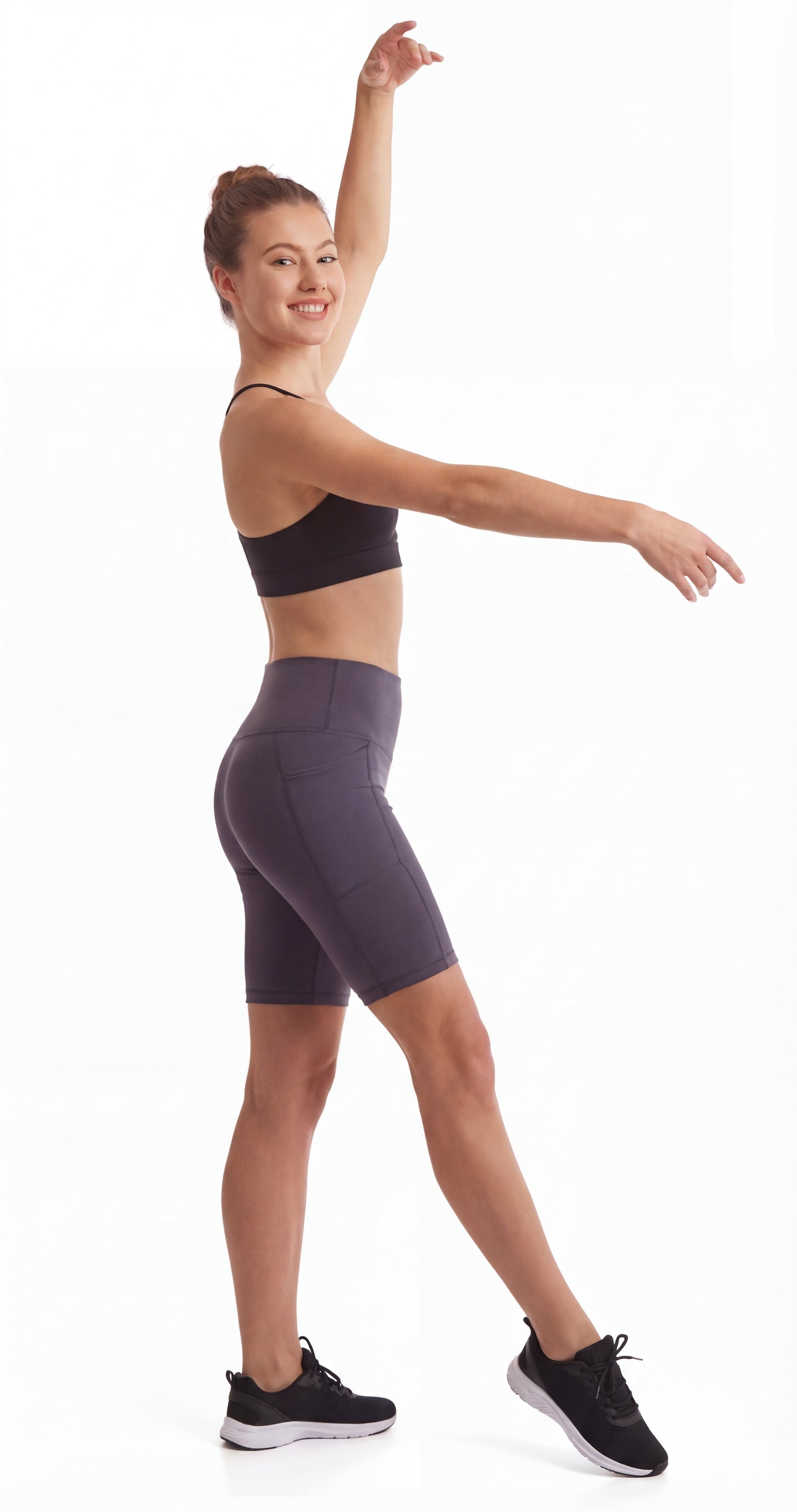 Turtle Bay New York Women's Compressed Double Knit Cycle Shorts TURTLE BAY APPAREL