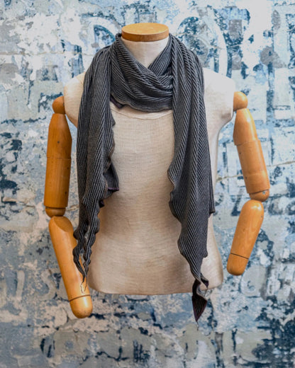 Charcoal DNA Scarf Late Sunday Afternoon