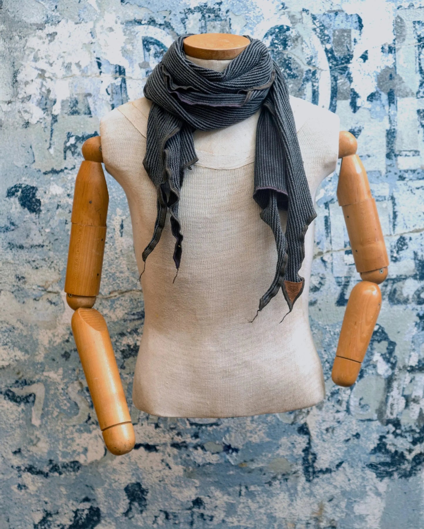 Charcoal DNA Scarf Late Sunday Afternoon