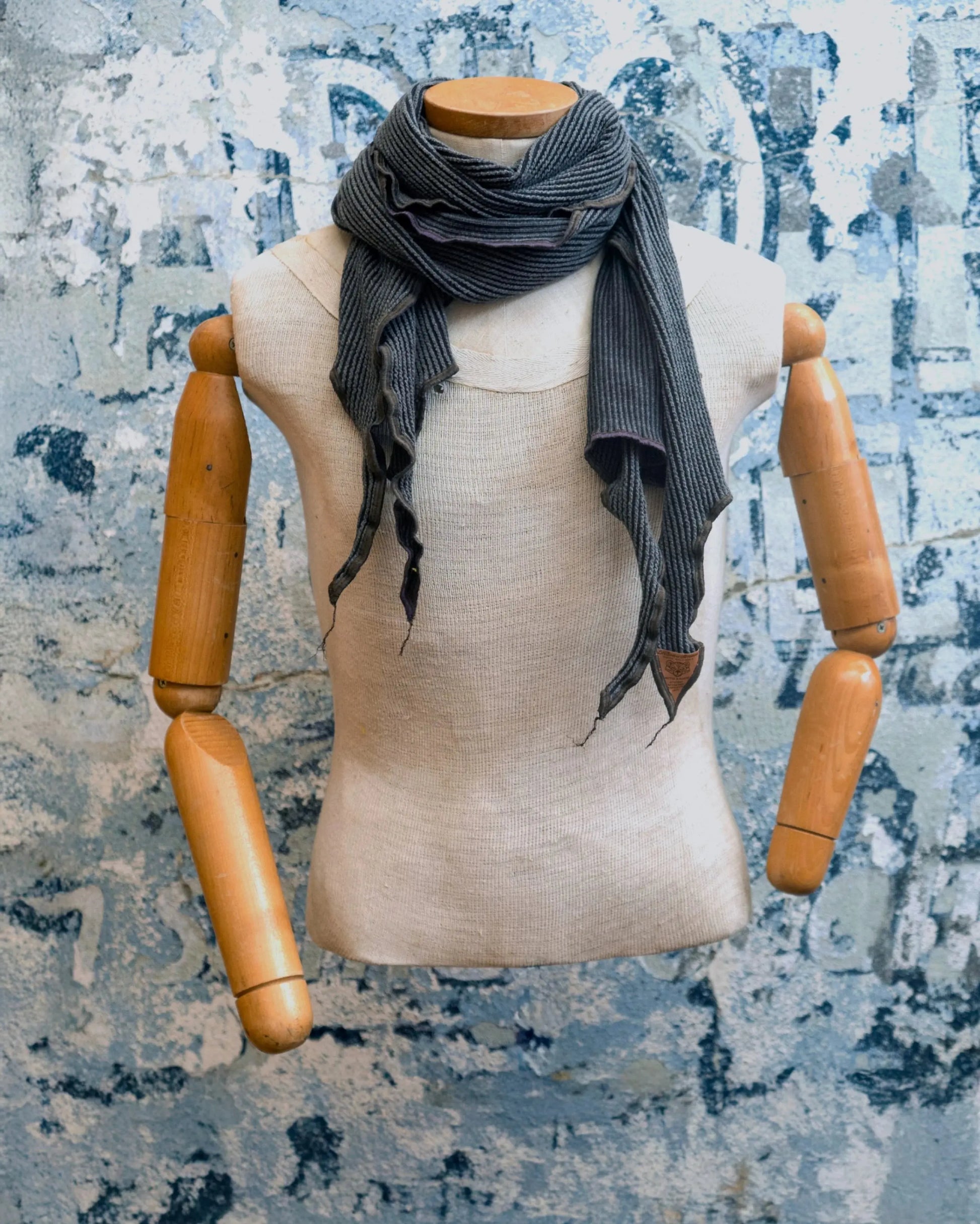 Charcoal DNA Scarf Late Sunday Afternoon
