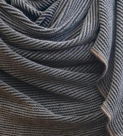 Charcoal DNA Scarf Late Sunday Afternoon
