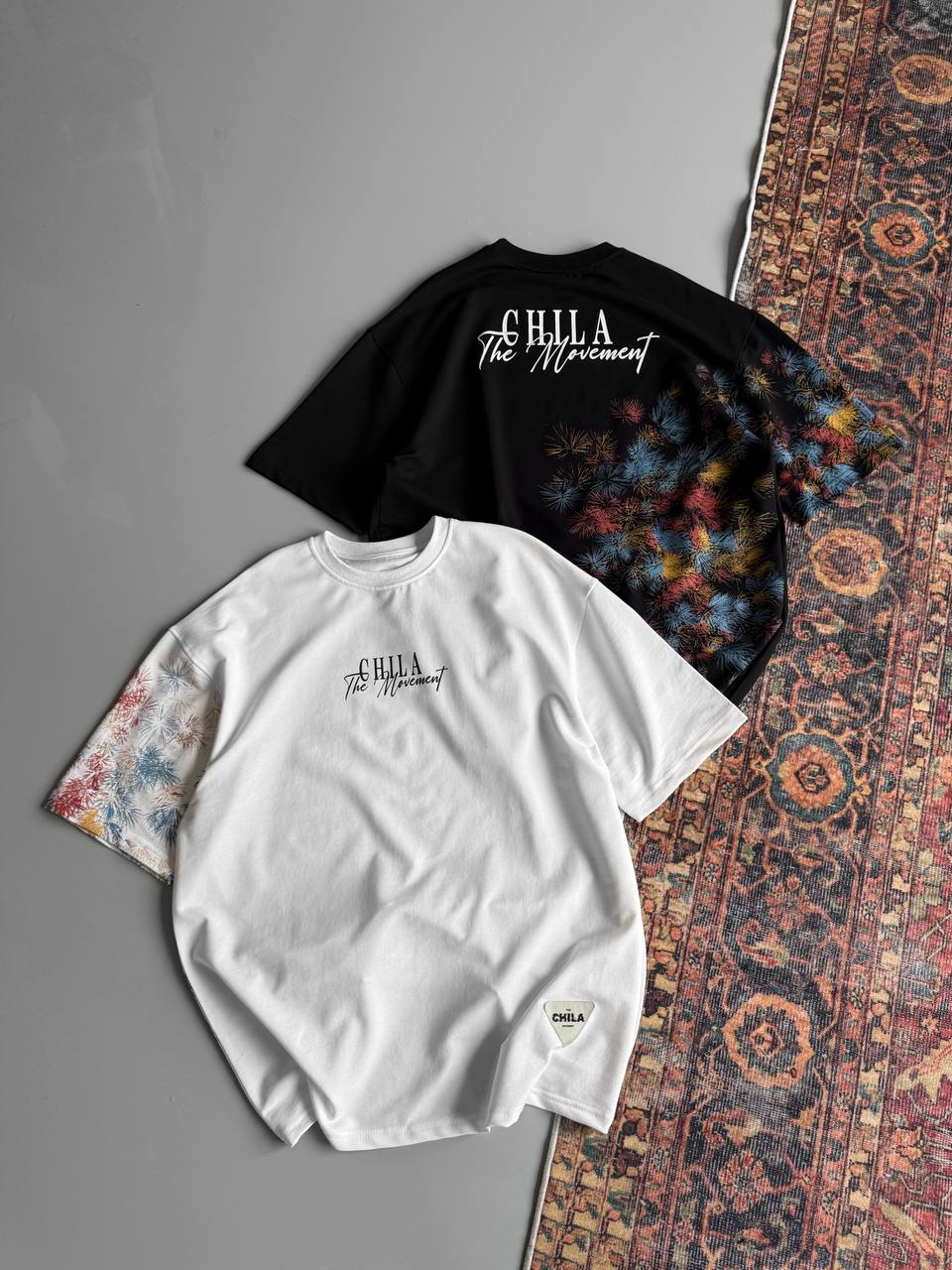 CHILLA The Movement Graphic Cotton Tee Withinblack