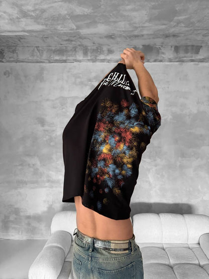 CHILLA The Movement Graphic Cotton Tee Withinblack