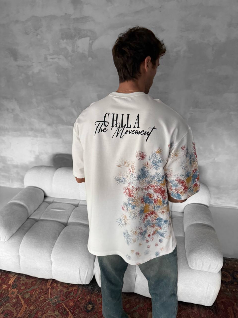 CHILLA The Movement Graphic Cotton Tee Withinblack