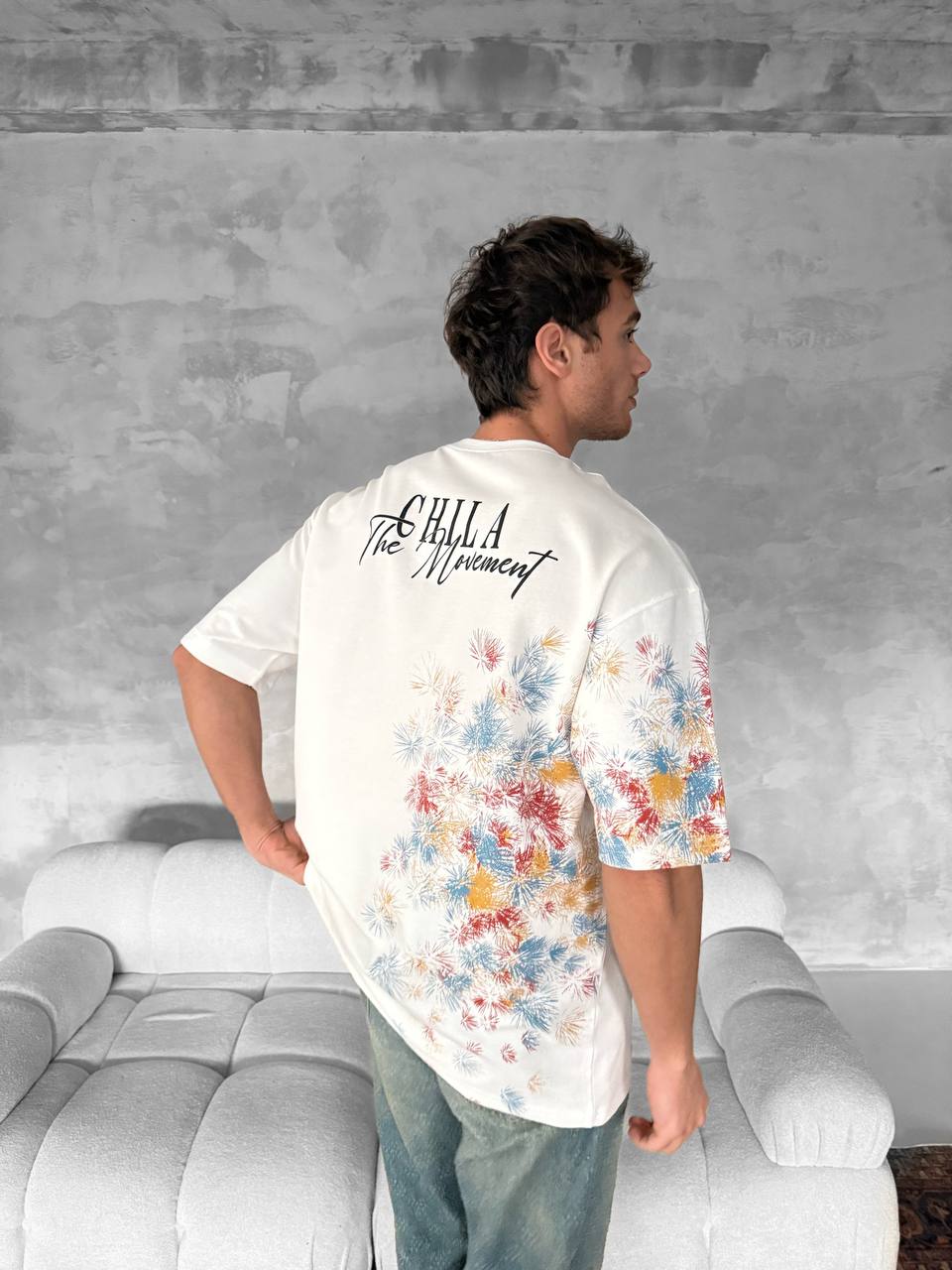 CHILLA The Movement Graphic Cotton Tee Withinblack