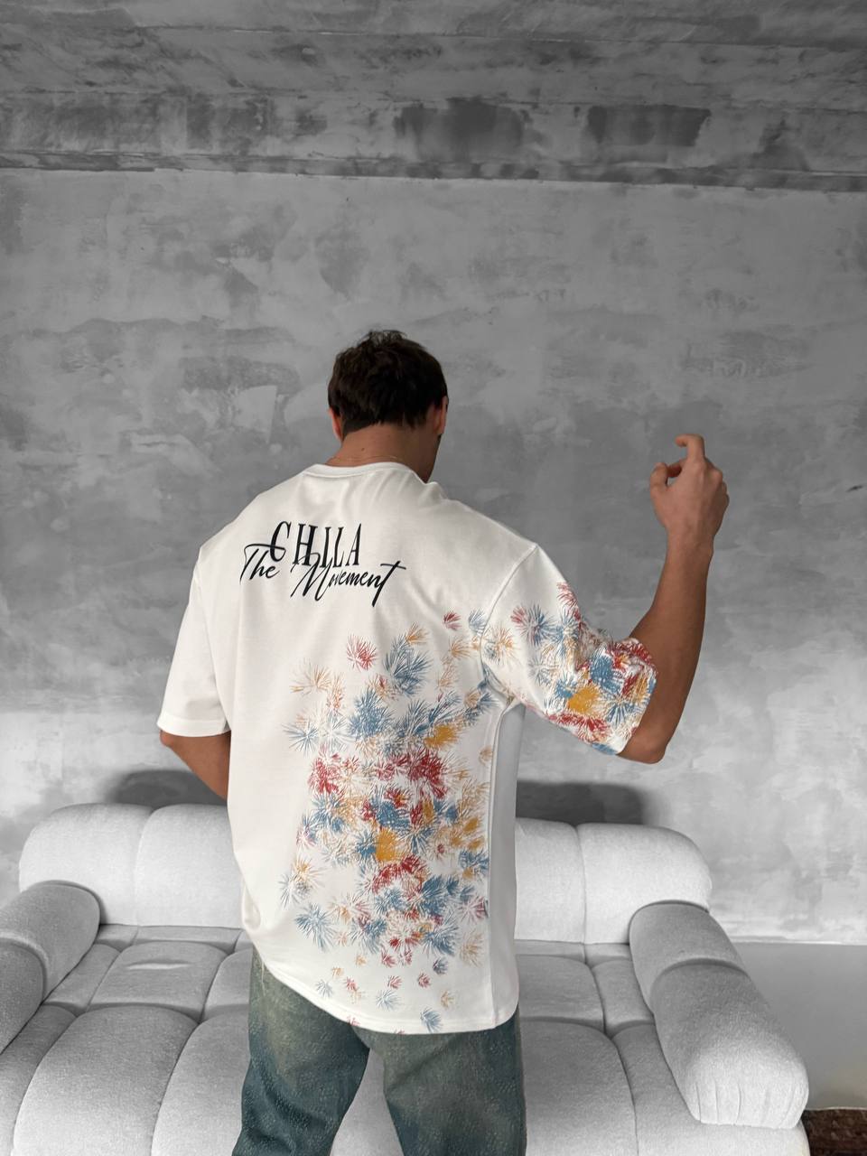CHILLA The Movement Graphic Cotton Tee Withinblack