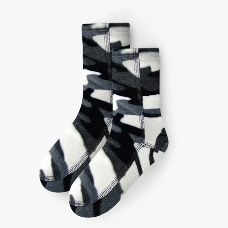 Kids' Fleece Socks - Snow Camo Polar Feet® LLC