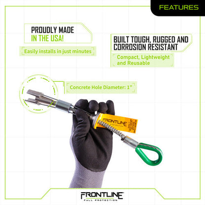 Frontline COB110K Reusable 10K Concrete Anchor Bolt VM Hardware