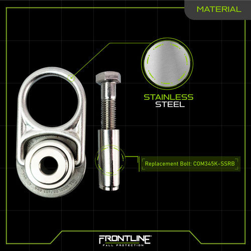Frontline COM345K-SS MEGA Swivel 5K Stainless Steel Concrete Anchor VM Hardware