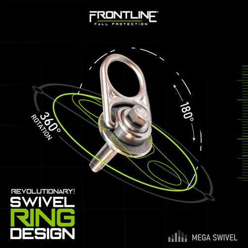 Frontline COM345K-SS MEGA Swivel 5K Stainless Steel Concrete Anchor VM Hardware