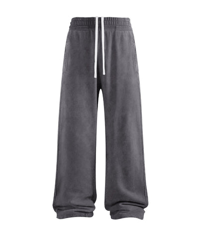CHARCOAL OVER-DYE SWEATPANTS