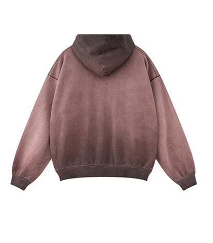 BROWN SUNFADE HOODIE
