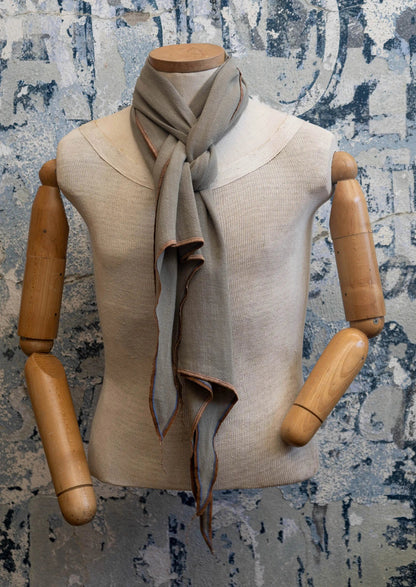 Sage Crossroads Linen Scarf Late Sunday Afternoon