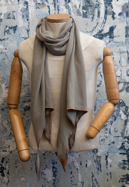 Sage Crossroads Linen Scarf Late Sunday Afternoon